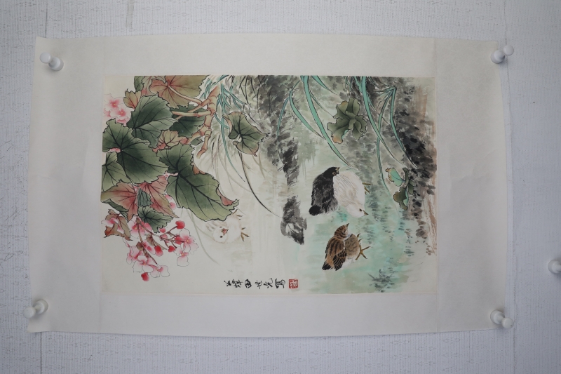 雏鸡游园图(4)